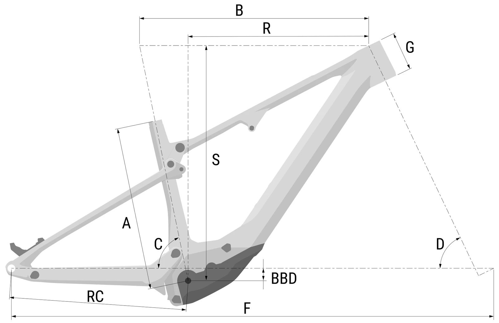 Geometrie SUPERIOR iXF 9.7 Matte Carbon